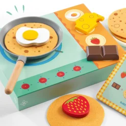 Dinette crêpes Gaelle et Titouan 6530<Djeco Discount