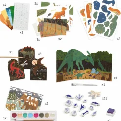 Dino Box Coffret d'activités créatives pour enfant 9331<Djeco Cheap