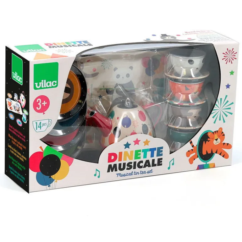 Dînette musicale en métal "Arc-en-ciel" Andy Westface pour 7402<VILAC Online