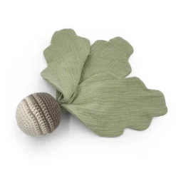 Doudou en coton bio "le navet rayé beige" The veggy toys<MyuM Clearance