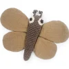 Doudou hochet "Papillon de nuit" en coton bio - - The veggy toys<MyuM Discount