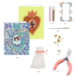 Duo de bracelets You & Me "Miyuki et Coeurs" 0018<Djeco Fashion