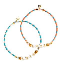 Duo de bracelets You & Me "Enfilage lettres - Love" 0012<Djeco Flash Sale