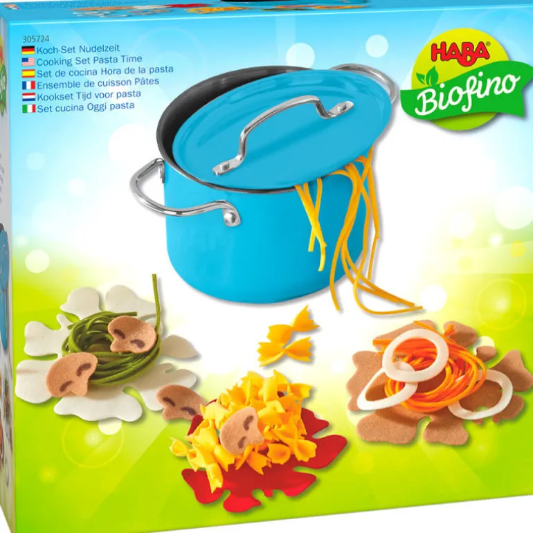 Ensemble de cuisson de pâtes, jouet dînette 305724<HABA Hot