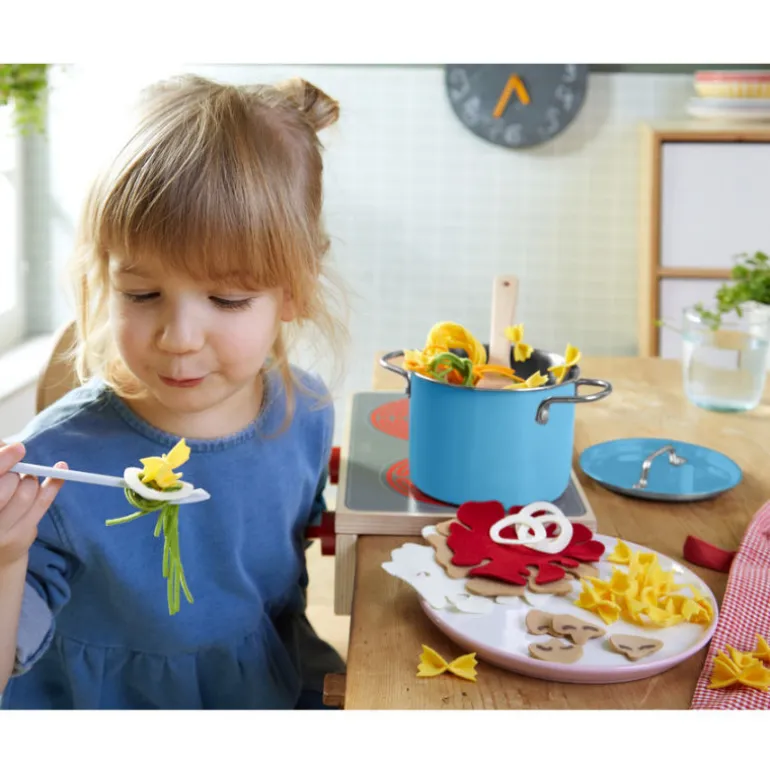 Ensemble de cuisson de pâtes, jouet dînette 305724<HABA Hot