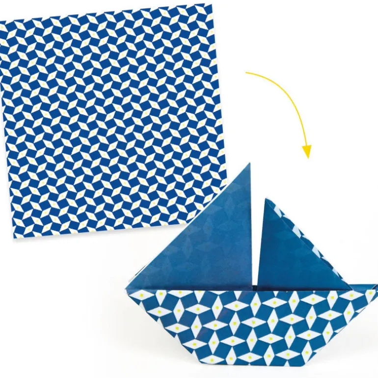Feuilles pour origami "Natsu" Petit Pan pour 9304<Djeco Discount