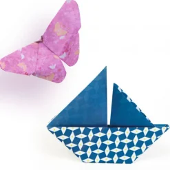 Feuilles pour origami "Natsu" Petit Pan pour 9304<Djeco Discount