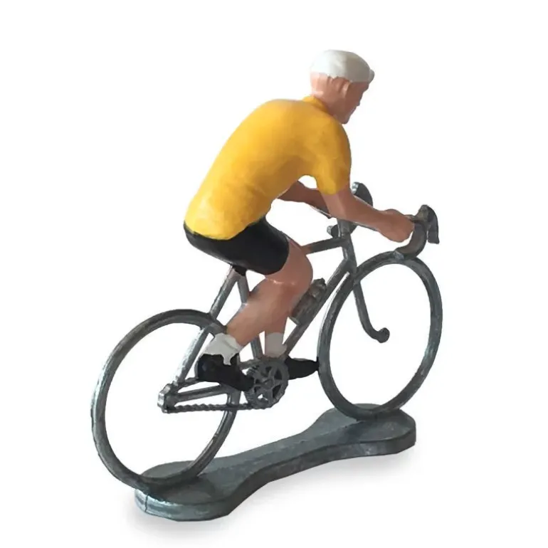 Figurine cycliste maillot jaune _ Bernard & Eddy<Bernard & Eddy Online