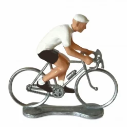Figurine cycliste maillot blanc "meilleur jeune" _ Bernard & Eddy<Bernard & Eddy Clearance