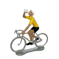 Figurine cycliste "assoiffé" maillot jaune _ Bernard & Eddy<Bernard & Eddy Best Sale