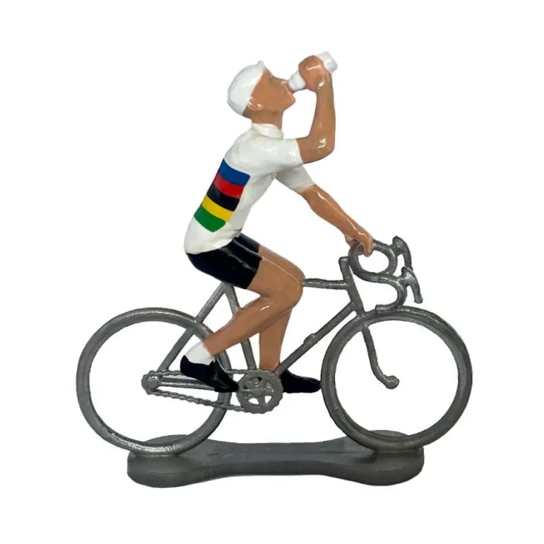 Figurine cycliste "assoiffé" champion du monde _ Bernard & Eddy<Bernard & Eddy Best Sale