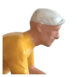 Figurine cycliste sprinteur maillot jaune-belge_ Bernard & Eddy<Bernard & Eddy Hot