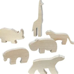 Figurine d'animal en bois "Hippopotame" de Pompon, 9103D<VILAC Store