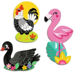 Gommettes autocollantes "Oiseaux" Stickers pour enfants 58<Djeco Fashion