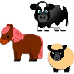 Gommettes autocollantes "Animaux de la ferme" Stickers pour enfants 56<Djeco Store