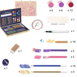 Grande boite de couleurs étincelantes "Sparkling Box" 9797<Djeco Cheap
