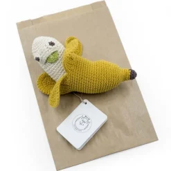 Hochet banane en crochet "The veggy toys", coton bio<MyuM Sale