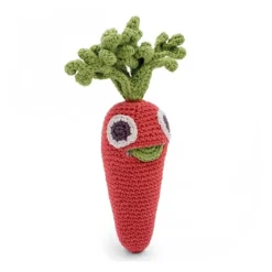 Hochet carotte en crochet "The veggy toys", coton bio<MyuM Fashion