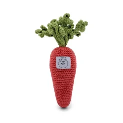 Hochet carotte en crochet "The veggy toys", coton bio<MyuM Fashion