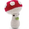 Hochet champignon en crochet "The veggy toys", coton bio<MyuM Store