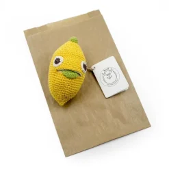 Hochet citron en crochet "The veggy toys", coton bio<MyuM Best