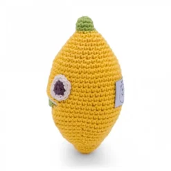 Hochet citron en crochet "The veggy toys", coton bio<MyuM Best