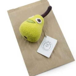 Hochet poire en crochet "The veggy toys", coton bio<MyuM Cheap