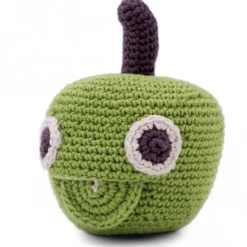 Hochet pomme en crochet "The veggy toys", coton bio<MyuM Best Sale