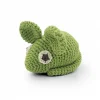 Hochet souris verte en crochet "The veggy toys", coton bio<MyuM Cheap