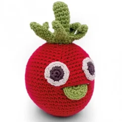 Hochet tomate en crochet "The veggy toys", coton bio<MyuM Cheap