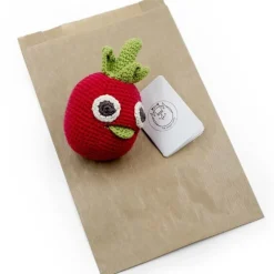Hochet tomate en crochet "The veggy toys", coton bio<MyuM Cheap