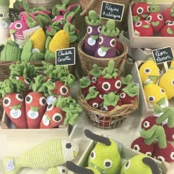 Hochet tomate en crochet "The veggy toys", coton bio<MyuM Cheap