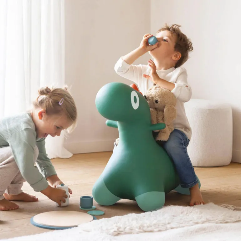 HOPPI dino Vert jardin, Animal sauteur<Quut Flash Sale