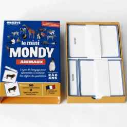 Imagier ANIMAUX mini Mondy, cartes de nomenclature<Observe Montessori Discount