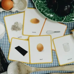 Imagier CUISINE & ALIMENTS mini Mondy, cartes de nomenclature<Observe Montessori Cheap