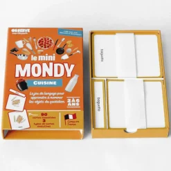 Imagier CUISINE & ALIMENTS mini Mondy, cartes de nomenclature<Observe Montessori Cheap