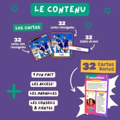 Imagier des SPORTS OLYMPIQUES mega Mondy, cartes de nomenclature<Observe Montessori Clearance
