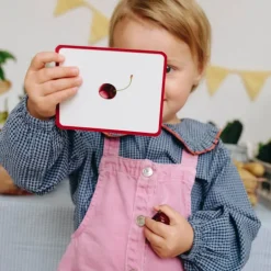 Imagier FRUITS & LEGUMES mini Mondy, cartes de nomenclature<Observe Montessori Cheap