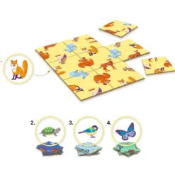 IMPOSSIBLO ANIMO - Jeu Sologic de 0808<Djeco Store