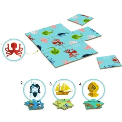 IMPOSSIBLO OCEAN - Jeu Sologic de 0807<Djeco Hot