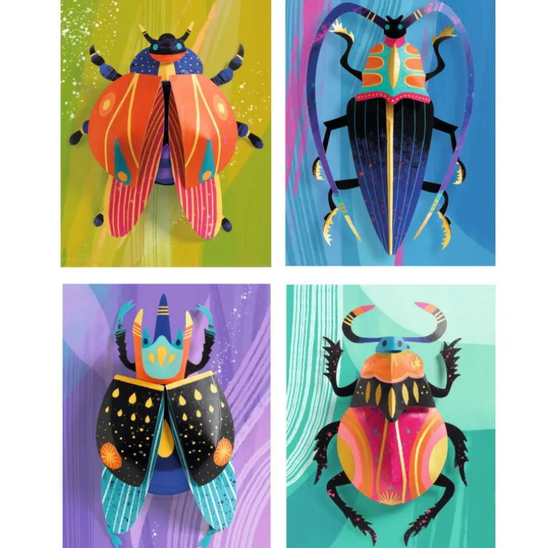 Insectes en papier "Paper bugs" Tableaux en 3D 9449<Djeco Best Sale