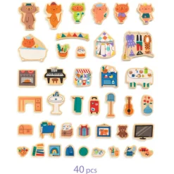 Inzebox InZeHouse, jeu magnétique 3089<Djeco Clearance