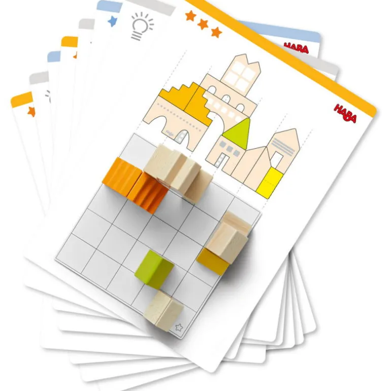 Jeu d'assemblage en bois "Petit architecte" 306313<HABA Discount