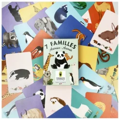 Jeu de cartes des 7 familles "Animaux du monde" Pirouette Cacahouète<PIROUETTE CACAHOUETE Store