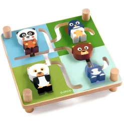 Jeu de labyrinthe en bois "Spinamix" 1611<Djeco Online