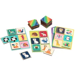 Jeu de loto en bois "Les animaux" Andy Westface pour 7422<VILAC Store
