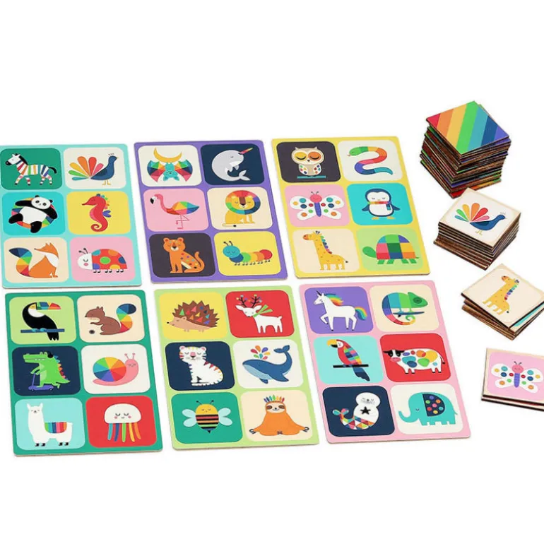 Jeu de loto en bois "Les animaux" Andy Westface pour 7422<VILAC Store