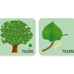 Jeu de mémory 'L'arbre et sa feuille' Pirouette Cacahouète<PIROUETTE CACAHOUETE Store