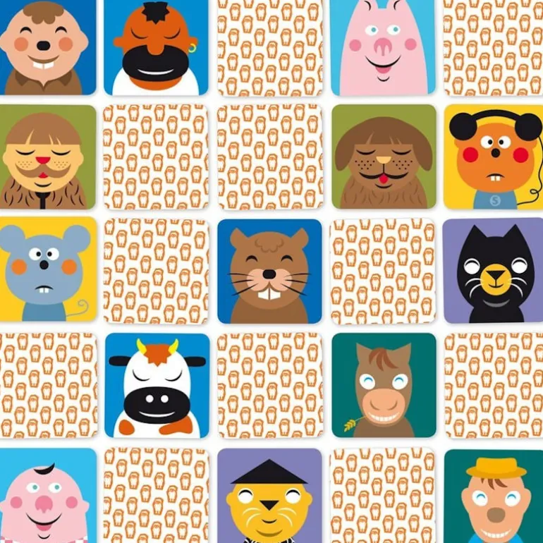 Jeu de mémory 'Tel maître, tel animal' Pirouette Cacahouète<PIROUETTE CACAHOUETE Store