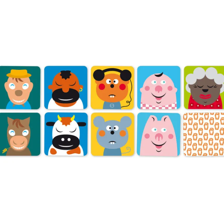 Jeu de mémory 'Tel maître, tel animal' Pirouette Cacahouète<PIROUETTE CACAHOUETE Store